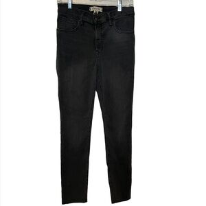 Madewell 10” High-Rise Skinny black Jeans size 27
